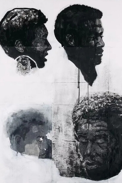 Damon Locks, Mystic determination, 2025. Courtesy of Goldfinch Gallery