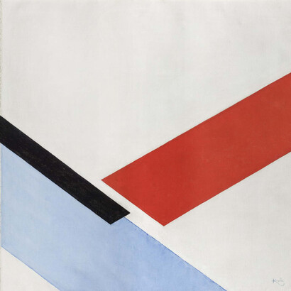 František Kupka, Diagonal Planes, 1931, oil, canvas, 90 × 110 cm, National Gallery Prague