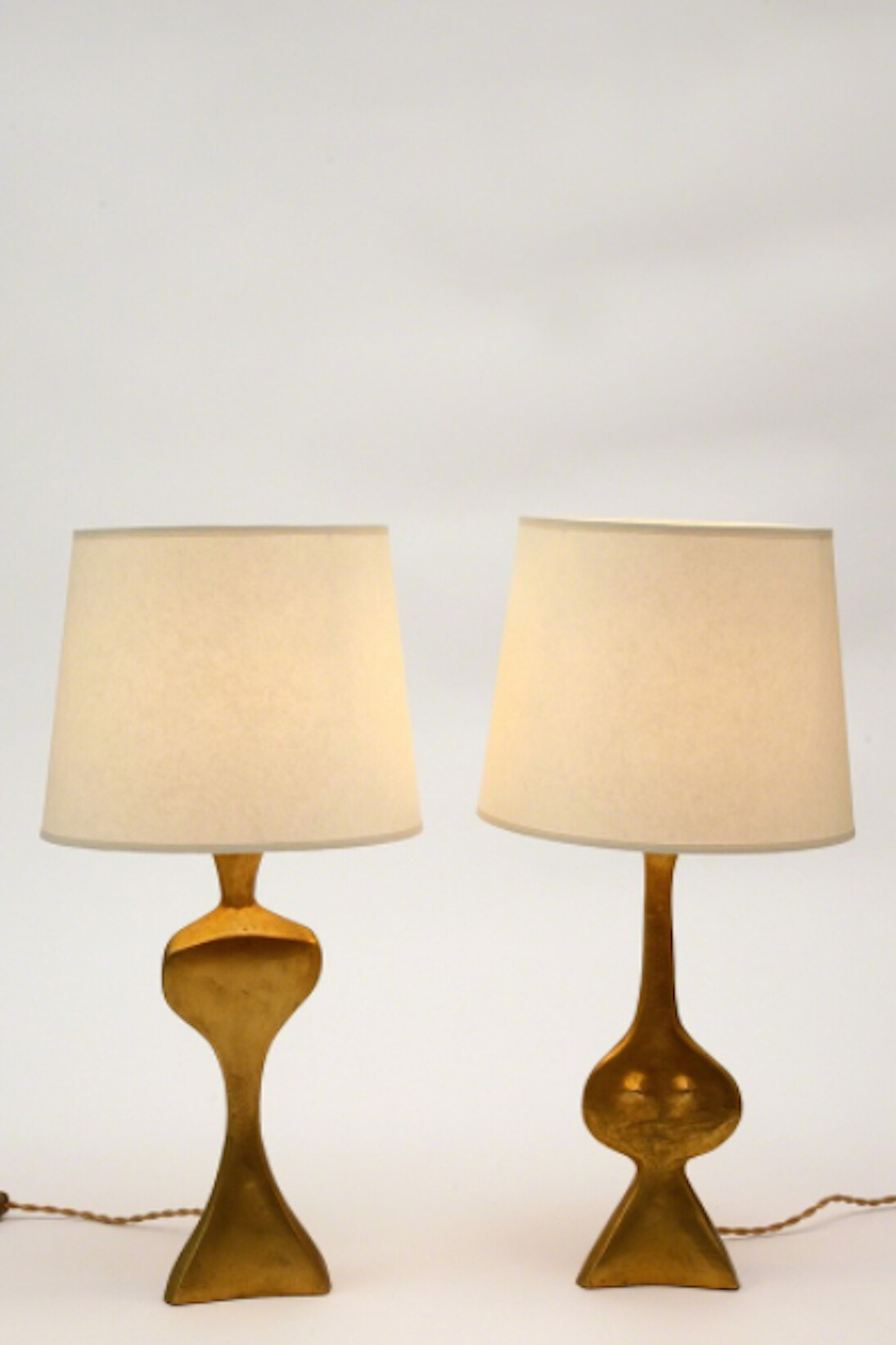 Jacques Jarrige, Adam & Eve Gold Plated Bronze, 2010. Courtesy of Valerie Goodman Gallery