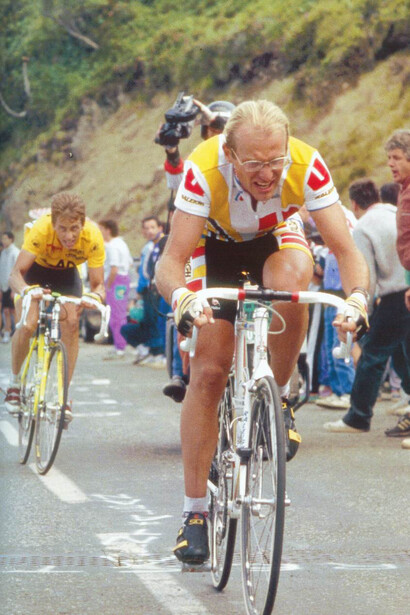 Laurent Fignon y Greg Lemond