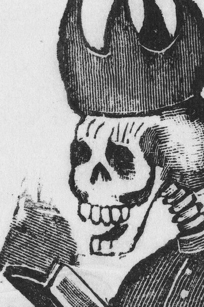 "Calavera clerical", José Guadalupe Posada