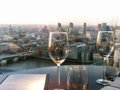 Eating at the Shard