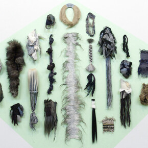 Zipporah Camille Thompson, prismatic root, 2015, Acrylic and mixed media, 70” x 70” x 7”, Courtesy of the artist & Whitespace, Atlanta
