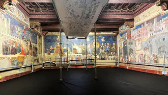 Sitio de restauración del Buen Governo, Palazzo Pubblico, Museo Cívico. Municipio de Siena, Italia