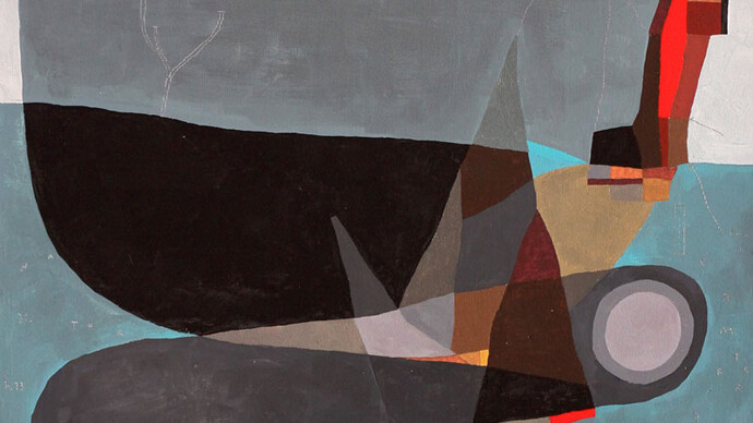 108, Equinozio 1, dettaglio, 2015, acrilico e matita su tela, 40 x 30 cm