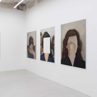 Tina Dion, Behind cypress forests / پشتِ جنگل‌هایِ سرو, exhibition view. Courtesy of T293 