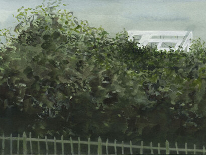 Fionna Murray, Blow Up 38 2015 watercolour on paper 14.7 x 20.7cm