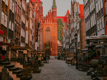 Mariacka-Straße im Zentrum von Danzig