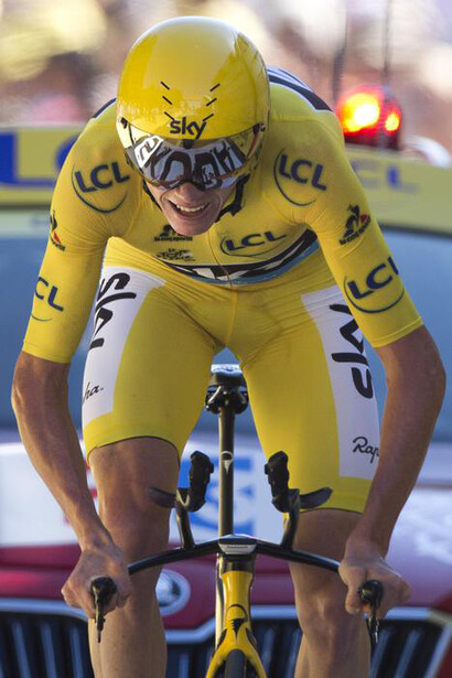 Chris Froome nella crono