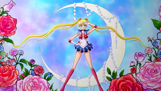 Sailor Moon, standing confidently in her iconic outfit, a style that has inspired countless fashion lines, cosplay, and even high-fashion collections, merging the worlds of anime and contemporary fashion