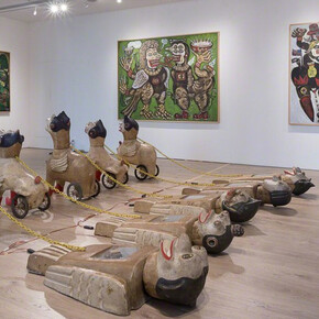 Land of Freedom, Exhibition view. Courtesy of Tang Contemporary Art