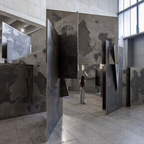 Ana Laura Aláez, Sculpture pavilion, exhibition view. Courtesy of MUSAC