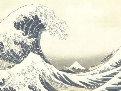 La gran ola de Kanagawa (1831) de Katsushika Hokusai