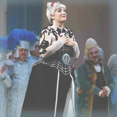 Teresa Iervolino è Angelina nella Cenerentola di Rossini di scena al Teatro dell’Opera di Roma, 2019