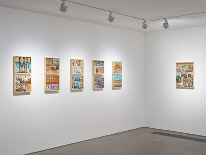 Ben Sakoguchi, Critical art theory, exhibition view. Courtesy of Gasworks Gallery. Photo by Peter Otto
