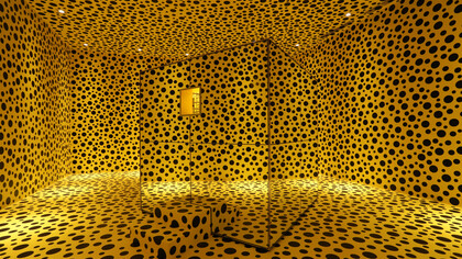 Yayoi Kusama, The spirits of the pumpkins descended into heavens (2015) Installation view at Museum MACAN © Yayoi Kusama