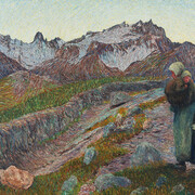 Giovanni Segantini et Giovanni Giacometti, Les deux mères (détail), 1899-1900. Avec l'aimable autorisation du Musée Marmottan-Claude Monet
