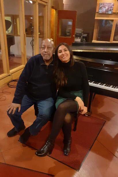 Patty Lomuscio e Kenny Barron nel Rudy Van Gelder studio, New Jersey, Stati Uniti