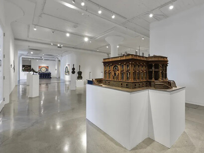 Chester Arnold, A brief summary of my so-called life, exhibition view. Courtesy of Catharine Clark Gallery