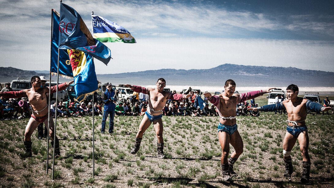 Danza rituale prima della lotta