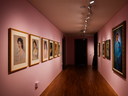 Diplomacy and desire. Basoeki Abdullah in Singapore, exhibition view. Courtesy of the National Gallery Singapore