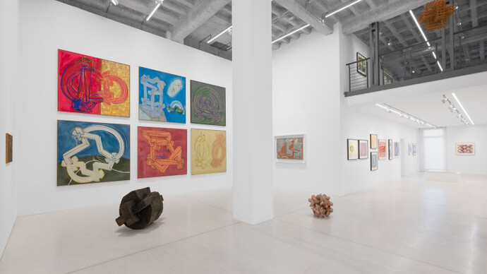 Mihai Olos, The knot, exhibition view. Courtesy of Galeria Plan B