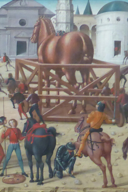El caballo de madera, Biagio D'Antonnio
