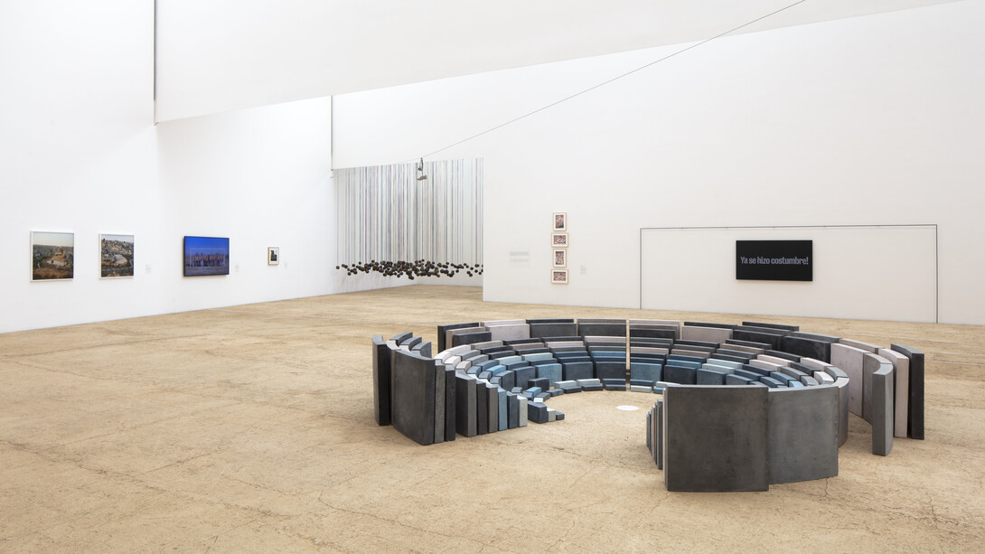 Football and art. A shared emotion, exhibition view. Courtesy of Museo Jumex 