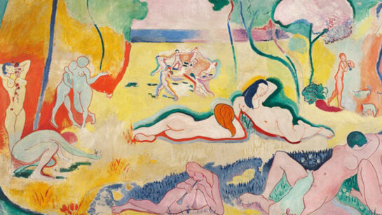 Henri Matisse. Le Bonheur de vivre, 1905–1906. BF719. 2014 Succession H. Matisse / Artists Rights Society (ARS), New York. Photo © The Barnes Foundation