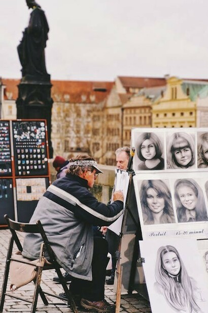 The Charles Bridge, spanning the Vltava River in Prague, connects the Old Town with the Lesser Town, offering stunning views of the city, Czechia