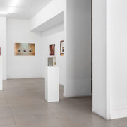 Cesare Pietroiusti, Materia paterna, exhibition view. Courtesy of the Gallery Apart 
