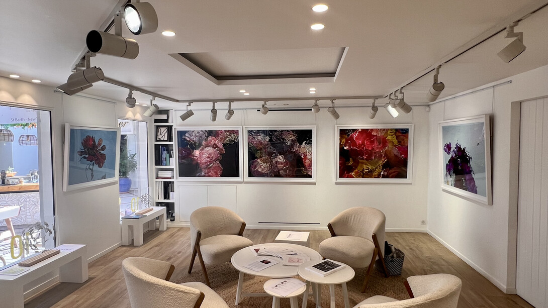 Gilles Bensimon, In Bloom, 2023, installation view. Courtesy of Space Gallery St Barth