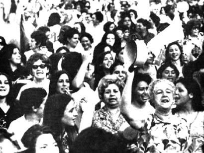 Chilean women and the March of Empty Pots, December 1971 to protest against Allende's government