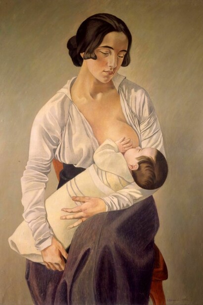 Gino Severini, Maternità, 1916, Sala Severini, Museo dell’Accademia Etrusca, Cortona