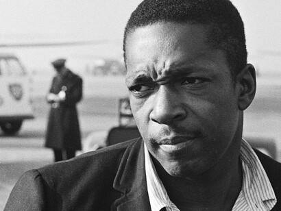 Un intenso ritratto di John Coltrane