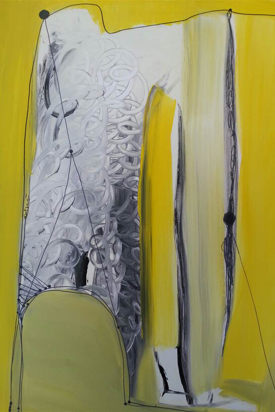 Montseé, Equilibrium, Acrylic on Canvas, 36" x 26"
