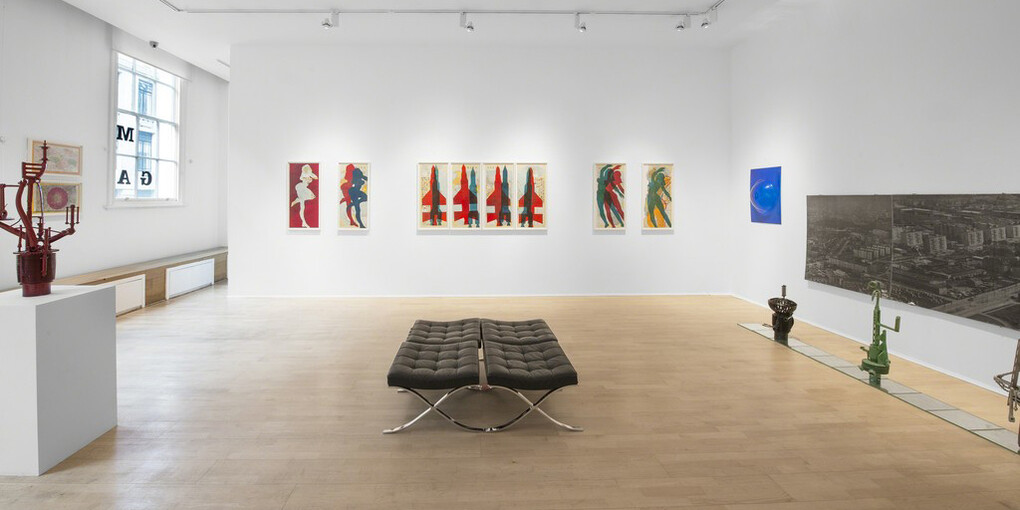 Stano Filko, Exhibition view. Courtesy of The Mayor Gallery