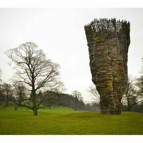 Ursula von Rydingsvard, Bowl with Lace, 2014,
Bronze, Courtesy the artist,  Galerie Lelong and YSP, Photo Jonty Wild
