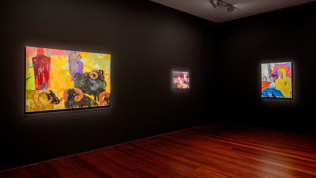 Generator #5, Georgia Gardner Gray, Steine, ausstellungsansicht. Mit freundlicher genehmigung des Museum der Moderne
