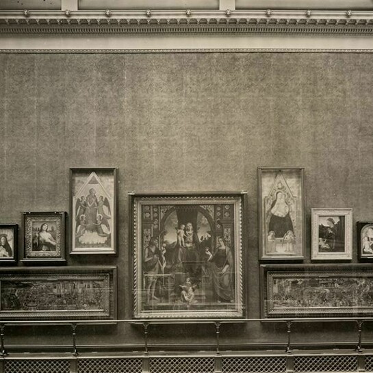 A historic interior view of the rooms in the National Gallery of Ireland, as they were in 1931. Photo Courtesy National Gallery of Ireland Archive