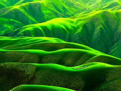 Paisaje de la China interior