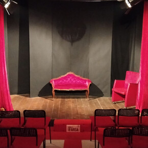 View of the Piccolo Teatro di Prova, where the show takes place. Courtesy of Piccolo Teatro di Prova