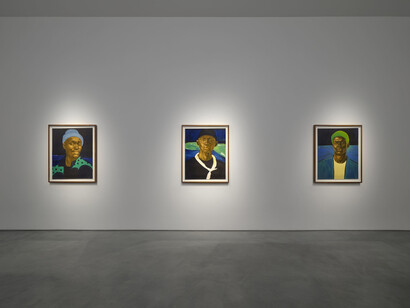 Collins Obijiaku, Atlantic, exhibition view. Courtesy of Roberts Projects