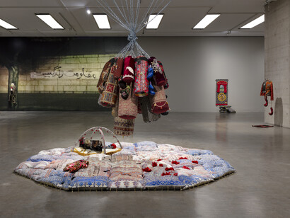 Chalisée Naamani, Octogone, exhibition view. Courtesy of Kunsthalle Wien