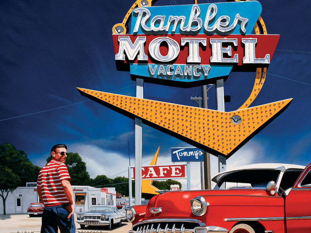 Rambler Motel 73 x 92 cm