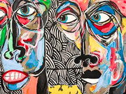  Pintura de Aicha Muteba Makana. Congo