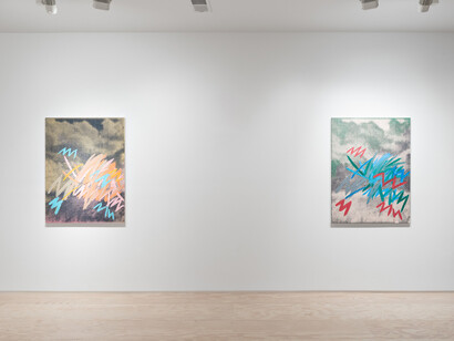 Dashiell Manley, Tule lake, exhibition view. Courtesy of Jessica Silverman Gallery