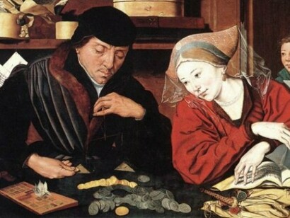 «El cambista y su mujer», Marinus van Reymerswale (c. 1492- c.1546)