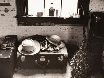Jack Delano , In the New Home of a Group of Florida Migrants Just Arrived at Onley, Virginia, Gelatin silver print (photograph)
Taken July 1940, Printed 1984