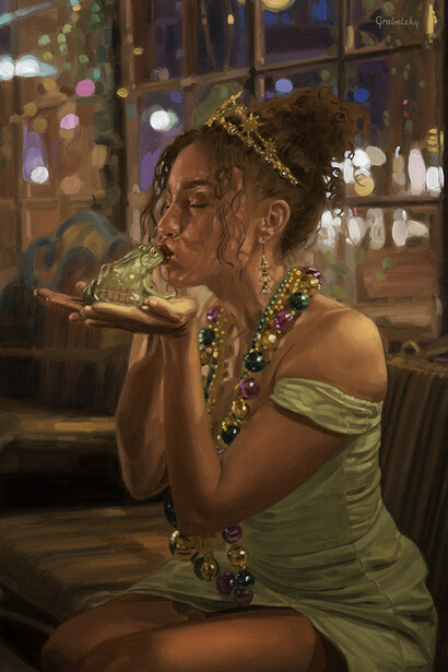 Matthew, Grabelsky, Tiana's mardi gras surprise, 2025. Courtesy of Harman Projects 